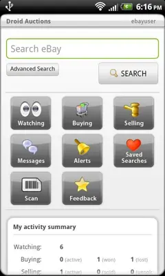 Droid Auctions eBay android App screenshot 7